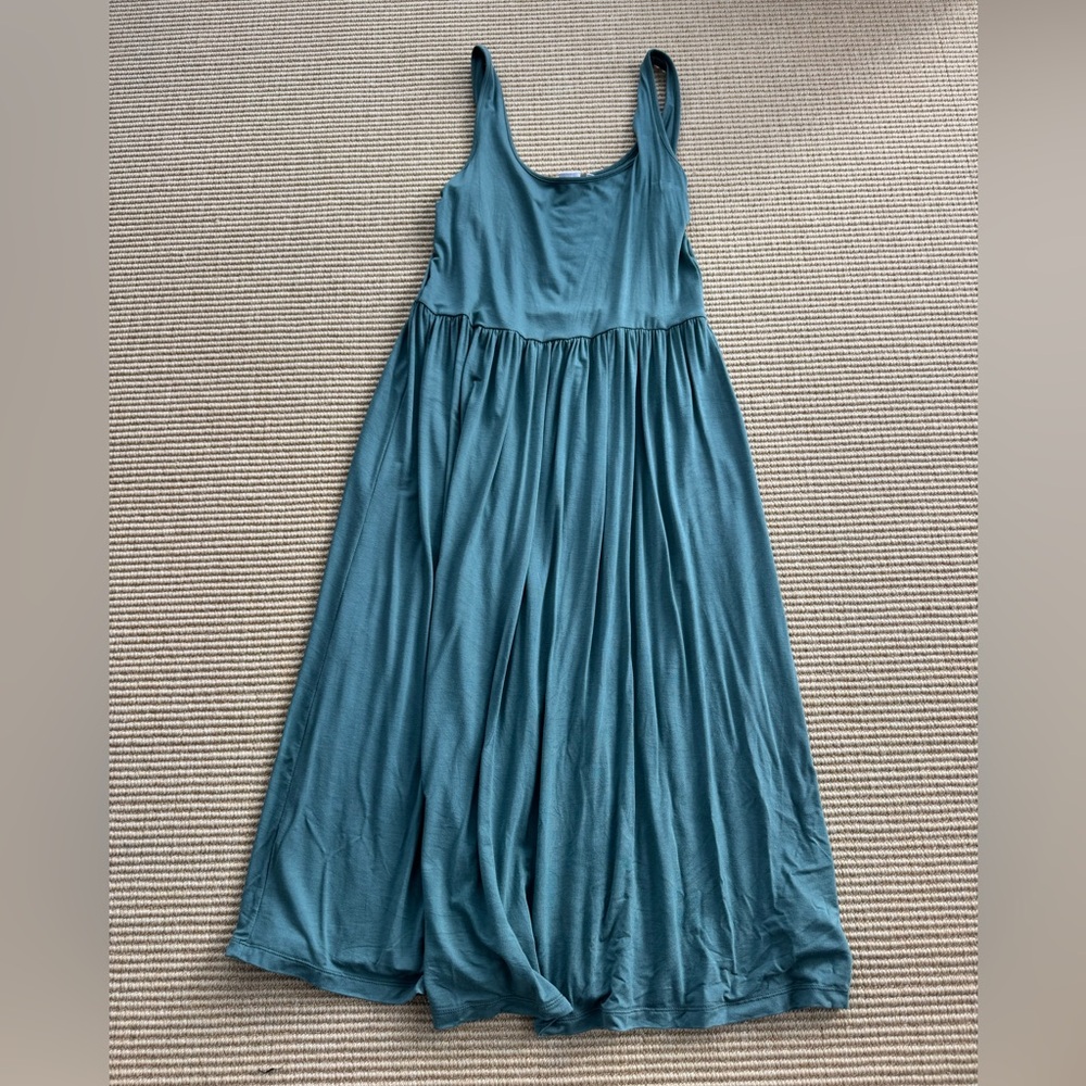 GAP Teal Womans Fit & Flare Dress